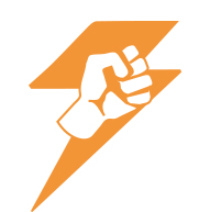 fist-in-front-of-lightning-bolt
